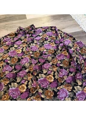 vintage Guess by Georges Marciano corduroy floral button up